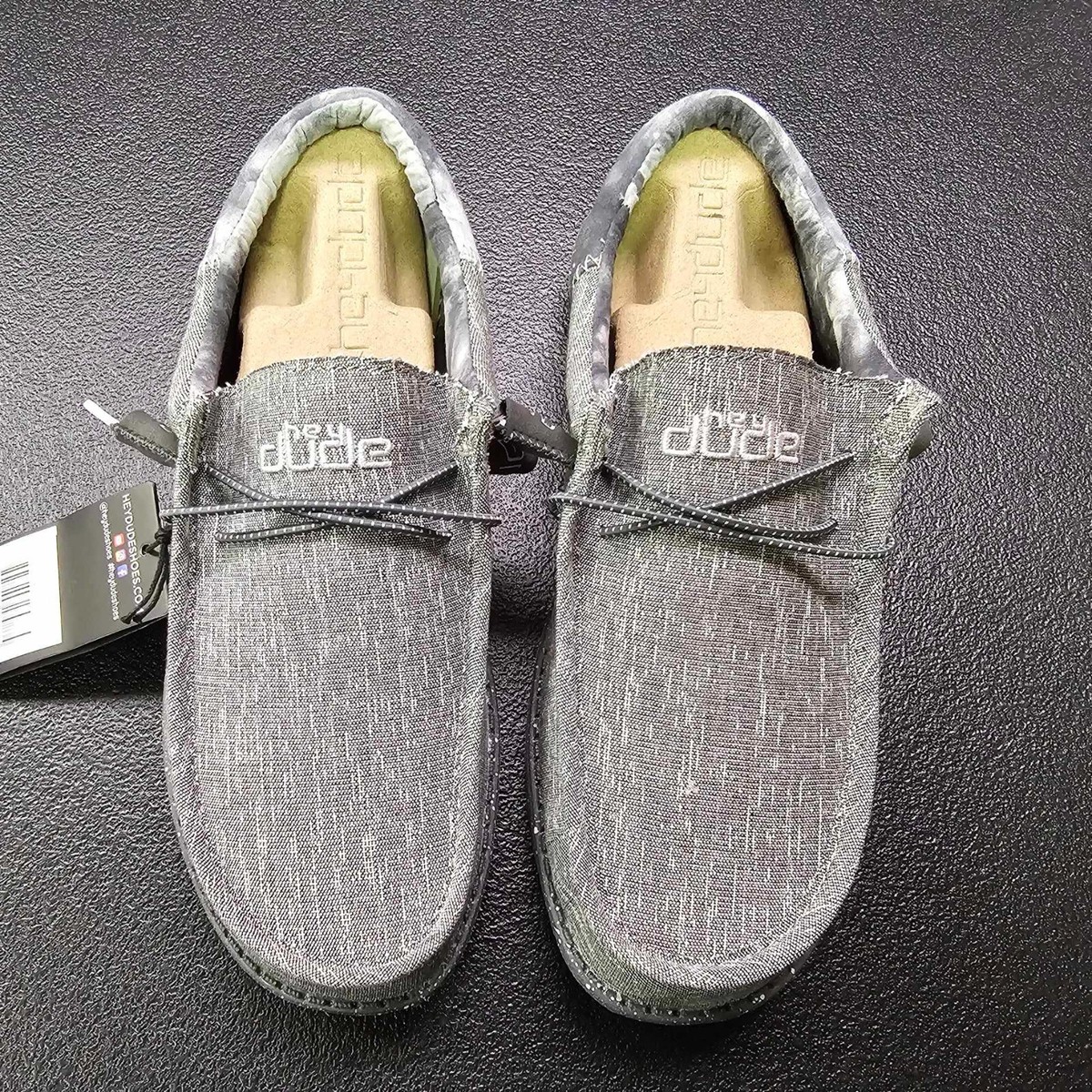 Hey Dude Raven gray tie dye Men’s shoes size 11 Hey Dude Mens Size 12 Grey w/Tie-Dye Inside | Mercari main image 3