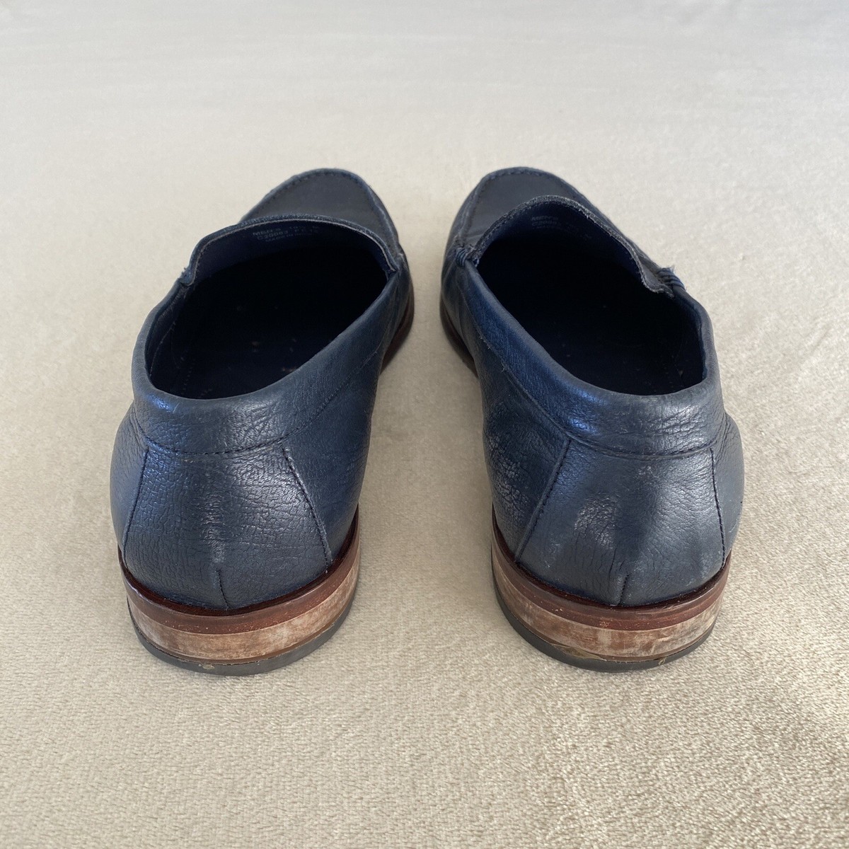 Cole Haan Navy Blue Leather Tassel Loafers - sz 10.5M EUC | eBay
