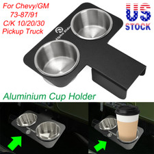 Aluminium Dual Drink Cup Holder For 73-8791 Chevygmc Ck 102030 Pickup Truck Aluminium Dual Drink Cup Holder For 73-8791 Chevygmc Ck 102030 Pickup Truck