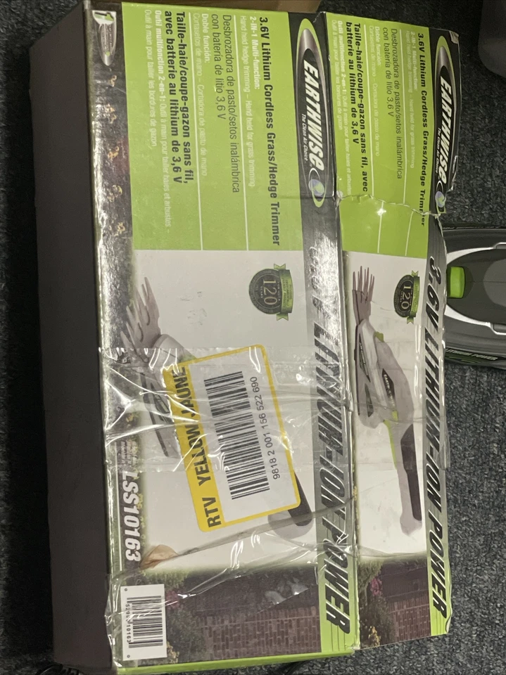 Earthwise Cordless Rechargeable 2-in-1 Shrub Shear and Hedge Trimmer Silver  - Image 2 of 2