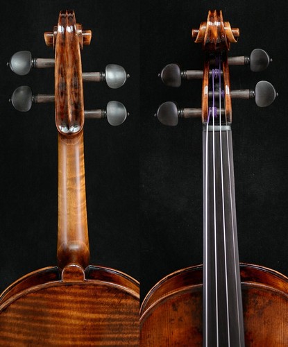 Stradivari 1716 Messiah Violin Model Master Wang's Own Work 1-PC Back No. W37 - Picture 3 of 12