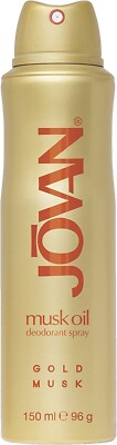 3x JOVAN Musk Oil Gold Musk Deodorant spray for Woman (3 x 150 ml)