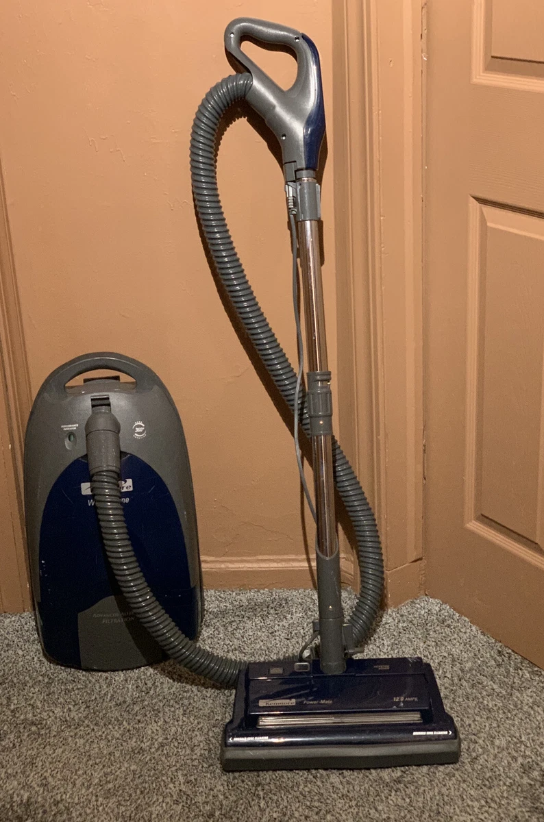 Kenmore Progressive Whispertone 116 True HEPA 360 Canister Vacuum Blue Preowned