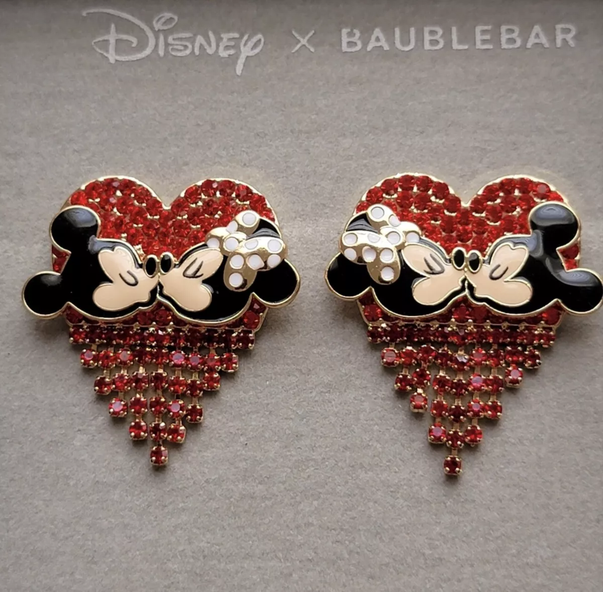 Red baublebar earrings outlet