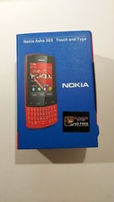 3102.Nokia Asha 303 Rare - For Collectors  Full Box - Unlocked - Like N E W