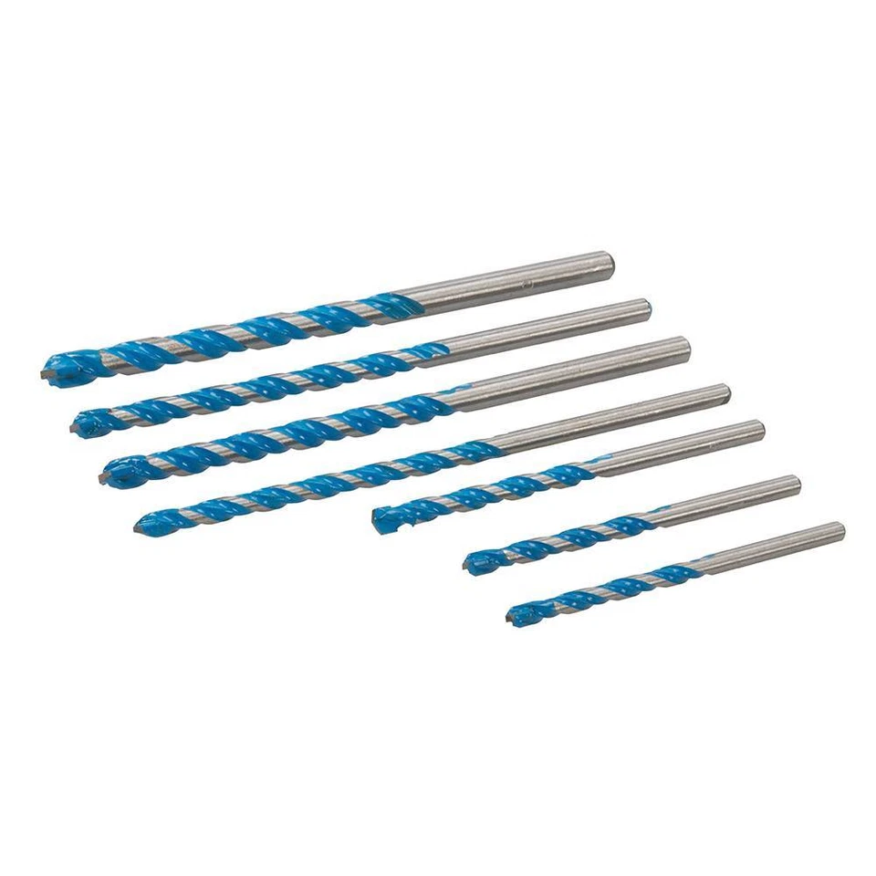 SILVERLINE Multi Material Drill Bits You Choose Size 4.5mm - 14mm Bit Wood Masonry Steel