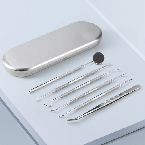 6pcs Professional Dental Oral Cleaning Kit Deep Cleaning Scaler Teeth Care Set - Picture 11 of 13