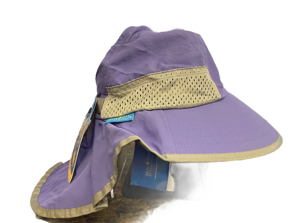 Sombrero de juego para niños Sunday Afternoons ~ PÚRPURA ~ Juventud 5+, UPF 50+ ~ Sombrero de protección solar Foto 3 de 4