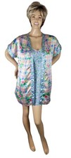 Vintage Sleep Solutions Floral Babydoll Nightgown Robe Boudoir Peignoir Set M