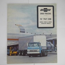 1966 Chevrolet Trucks 72' TIlt Cab Info Catalog Series 70000 80000 Tandem Chevy