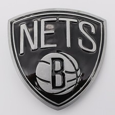 Brooklyn Nets Basketball Team Belt Buckle New 