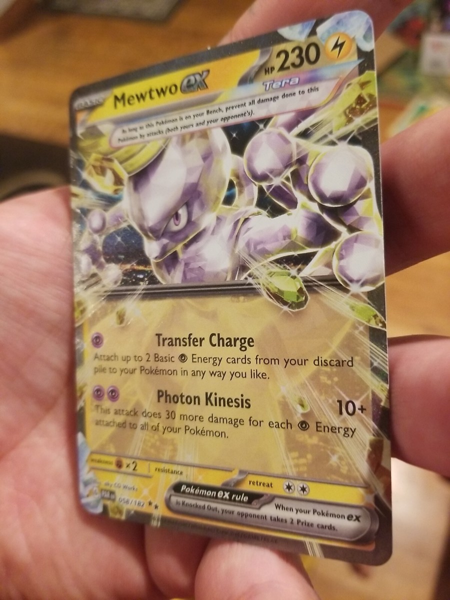 Mewtwo ex 058/182 SV4 Paradox Rift Double Rare Pokemon NM | eBay