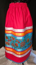Indigenous Hand Made Flower Power Ribbon Skirt