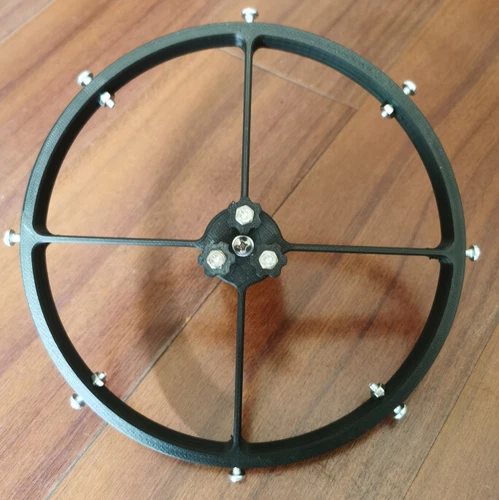 Newtonian Reflecting Telescope Secondary Flat Mirror Base 3D Print Mirror Holder - Picture 7 of 8