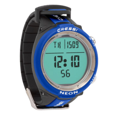 Cressi Sub Neon Tauchcomputer und Uhr in BLAU