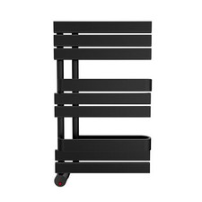 Mr Steam Tribeca 19.9 in. Wall-Mounted Towel Warmer in Matte Black