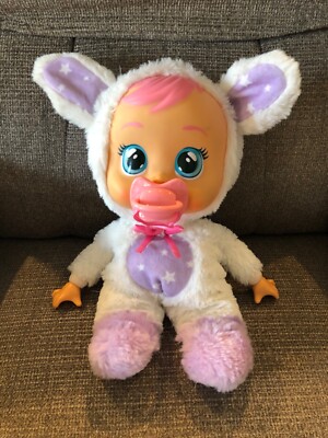 Cry Babies Goodnight Coney Interactive Baby Doll Lights Up 5 Sweet Lullabies