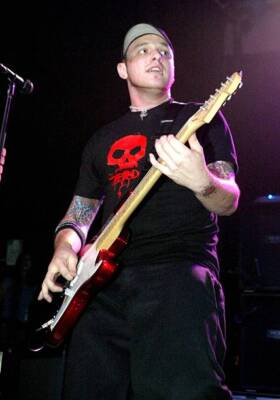 New Found Glory guitarist Steve Klein performs at KXTE Xtreme Radi - Old Photo