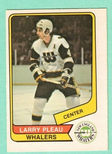 (1) LARRY PLEAU  1976-77 O-PEE-CHEE WHA # 26 WHALERS EX-MT  CARD (L2544)