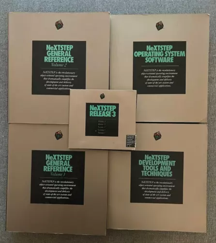 *RARE * NeXTSTEP (Release 3) Manuals - Set of 4 plus CD