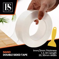 *NANO Double Sided Tape*,Strong Clear, Trace less, Removable, Washable ,UK