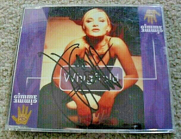 Whigfield Autographed CD 90s Gimme Gimme Sannie Charlotte Carlson Import Pop Foto 4 de 4