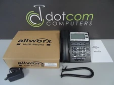 Allworx 9204 New Voip Display IP Phone POE 6X 10X 24X 8110041, AC Pwr+ Free Shp