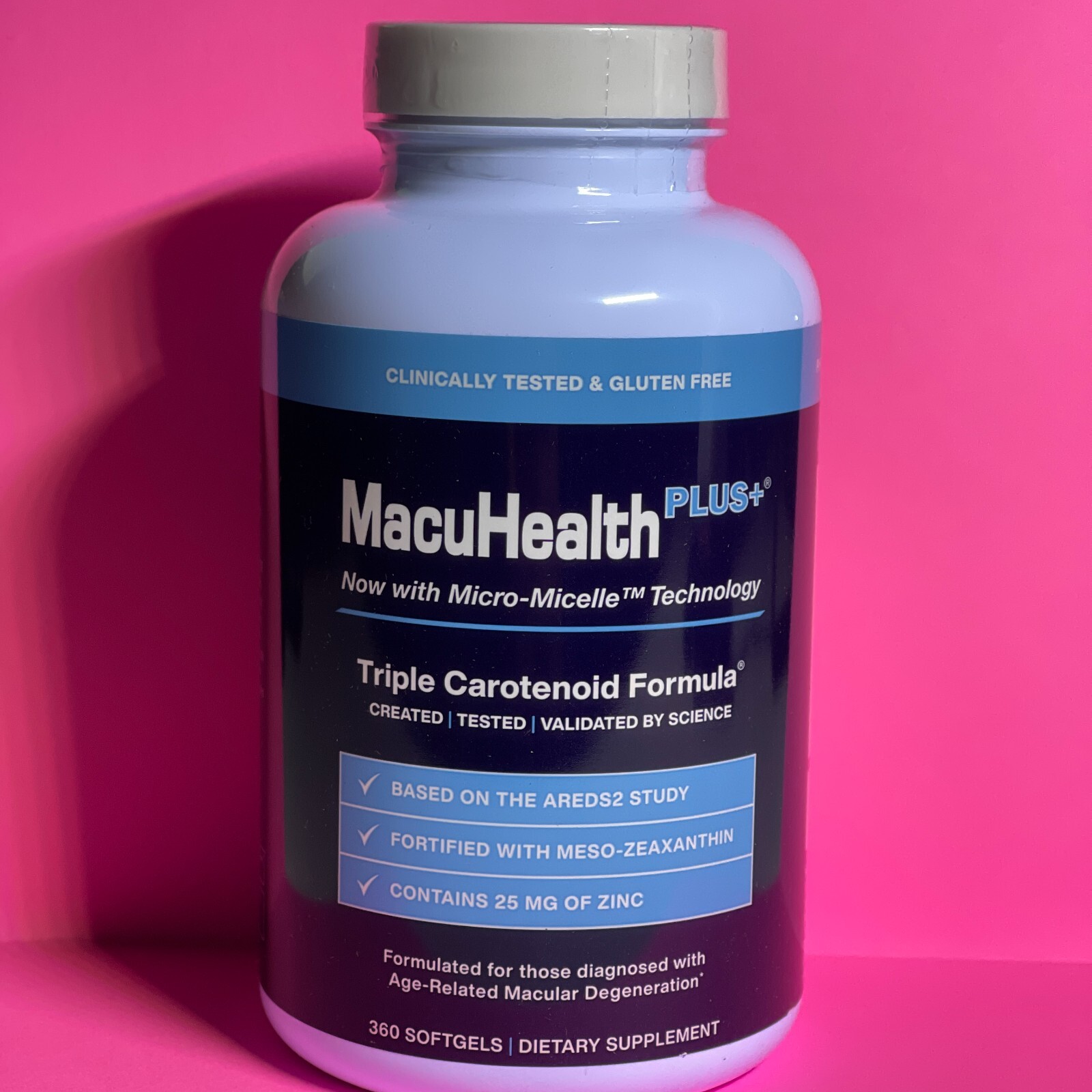 Macuhealth Plus+ Eye Vitamins Supplement for Adults 360 count eBay