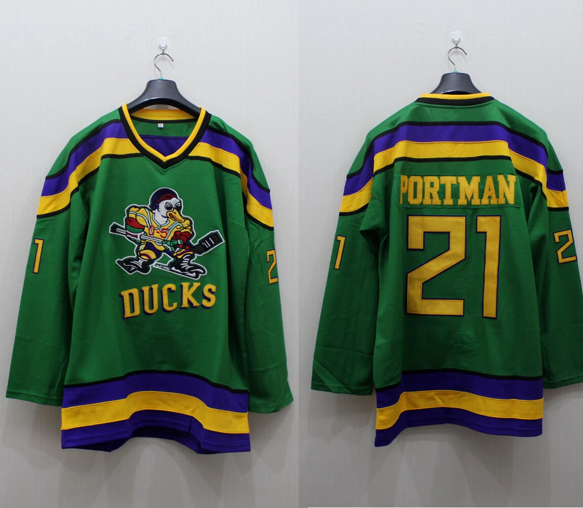 Mighty Ducks Hockey Jersey - All Players & All Colors.