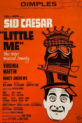 Vintage Sheet Music Dimples Sid Caesar in Little Me Musical Comedy          PA-7