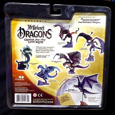 McFarlane's Dragons The Fire Clan Dragon Quest For The Lost King Toy Figure  NEW