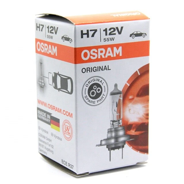 2 X OSRAM H7 499 477 12V 55W Halogen Car Headlight Headlamp - Image 2 of 4