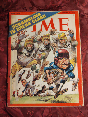 TIME August 27 1973 9/27/73 NIXON WATERGATE FOOD PRICES CONGRESS CHRIS EVERT