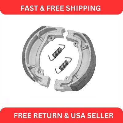 Caltric Front Brake Shoes for Kawasaki KLT160 A1 1985 Front Brake Shoes