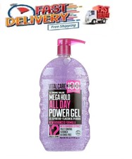 Vitalcare Mega Hold All Day Power Hair Gel, 40 Oz Alcohol-Free Frizz Control
