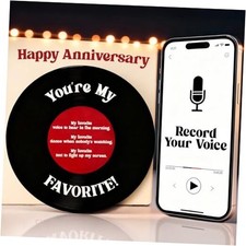 Romantic Anniversary Card with Voice Message, Audio  Photos - Record Card 2