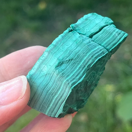 Natural Raw Big Green Malachite Rough Stone Charka Crystal Chunks Specimens - Picture 2 of 5