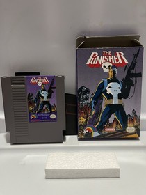 The Punisher Nintendo NES Box And Cartridge Only Authentic Tested & Working 1990