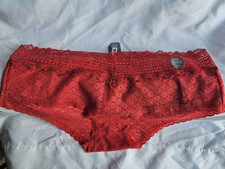 NWT AERIE Boybrief Pantie/Underwear Sz M Rose Color Lace