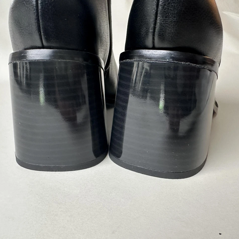 Sam Edelman 靴子女式 6.5 码皮革温妮粗跟踝拉链鞋 — 第 4/4 张图片