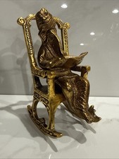 Metal Ganesha Bhagwan Idol Taj Ganesh Statue Ganpati Murti