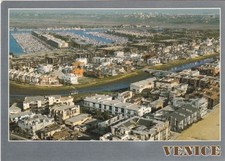 Aerial View Postcard-VENICE, California