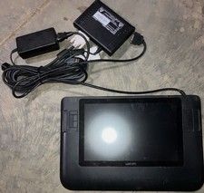 WACOM DTZ-1200W/G LCD Tablet with Converter Box  Cables NO PEN TESTED