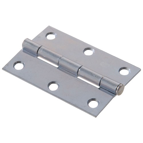 Hillman Light Narrow Door Hinge with Removable Pin Zinc (1-1/2") 2 Pack 851954
