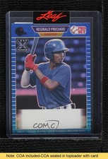 2021 Leaf Pro Set Metal 1989 Auto 1/1 Reginald Preciado #PA-RP2 READ 2q0