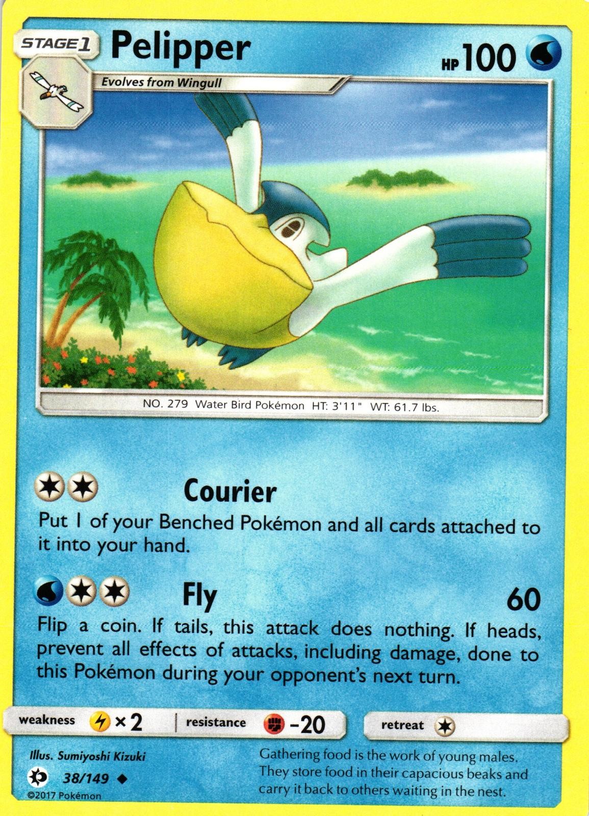 Pelipper 38/149 Base Set (SM)