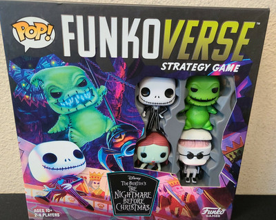 POP Funkoverse The Nightmare Before Christmas 100 Strategy Game Disney Funko NEW