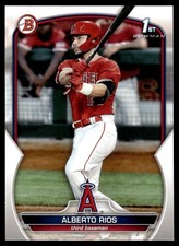 Alberto Rios 2023 Bowman Draft #BD168 Los Angeles Angels 28512 Baseball Card