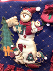 Snowman Pouch Countdown to Christmas Advent Calendar Fabric -Add Treats 21"X 15" — photo 3