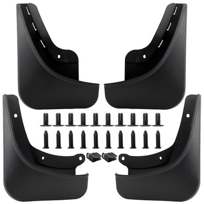 Fits Tesla Model 3 Highland 2024-26 4Pc Mud Flaps PP TPE No Drill Weather Defend